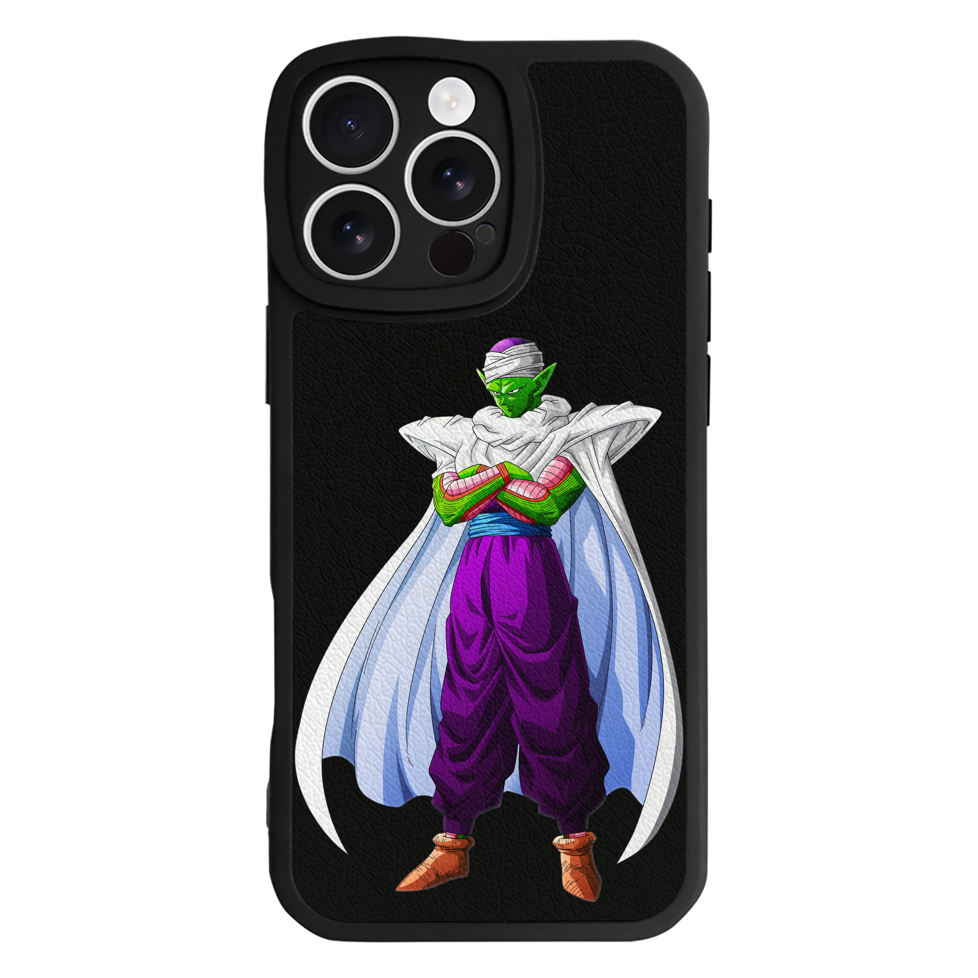 （画像用） ドラゴンボール ピッコロ DRAGON BALL Piccolo 【iPhone 16シリーズ対応】シリコンスマホケース（レザー調） 材質：シリコン